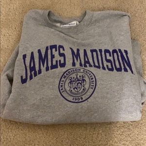 JMU crew neck champion